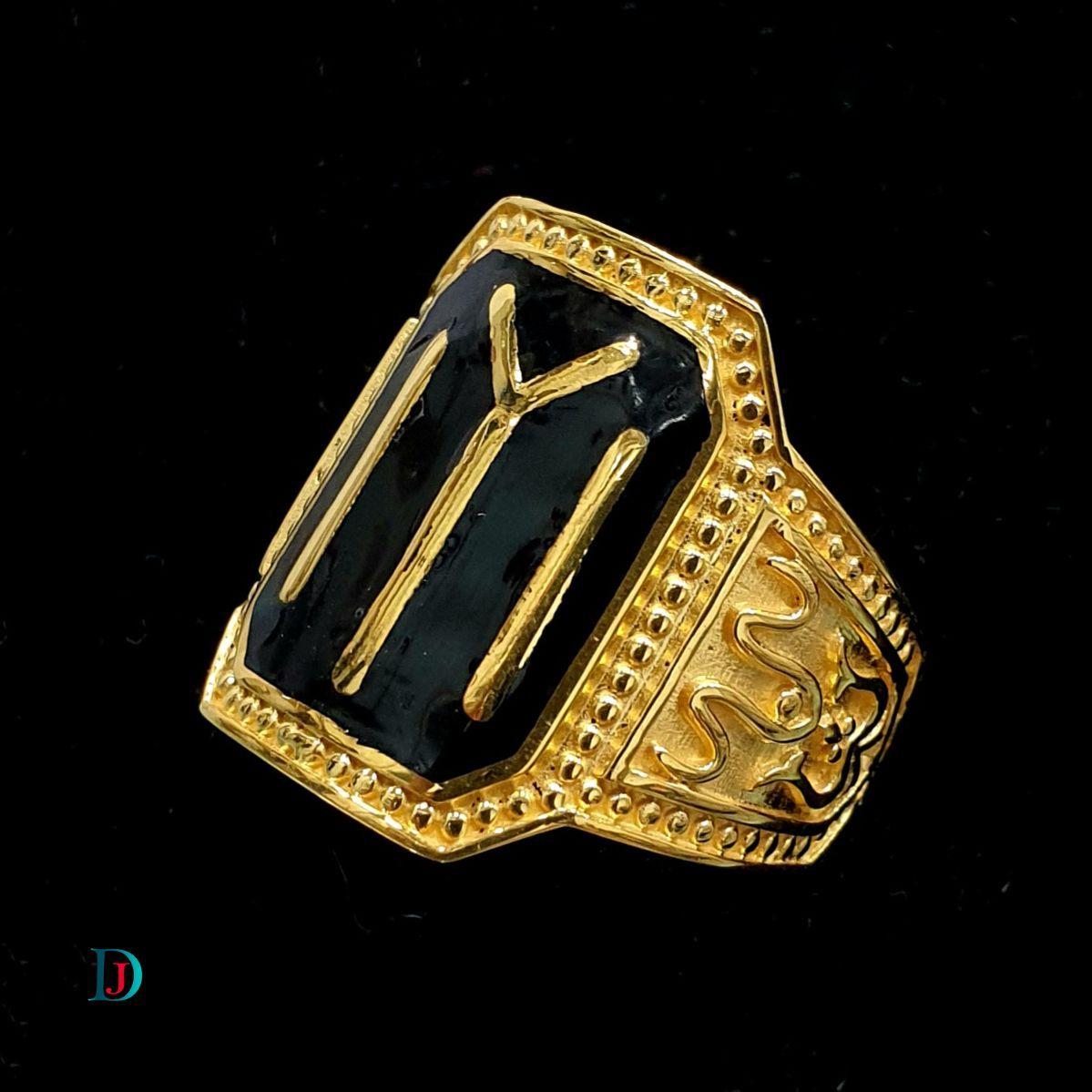 New and Latest Design of Desi Indian Rajasthani Gold Gents-Ring 