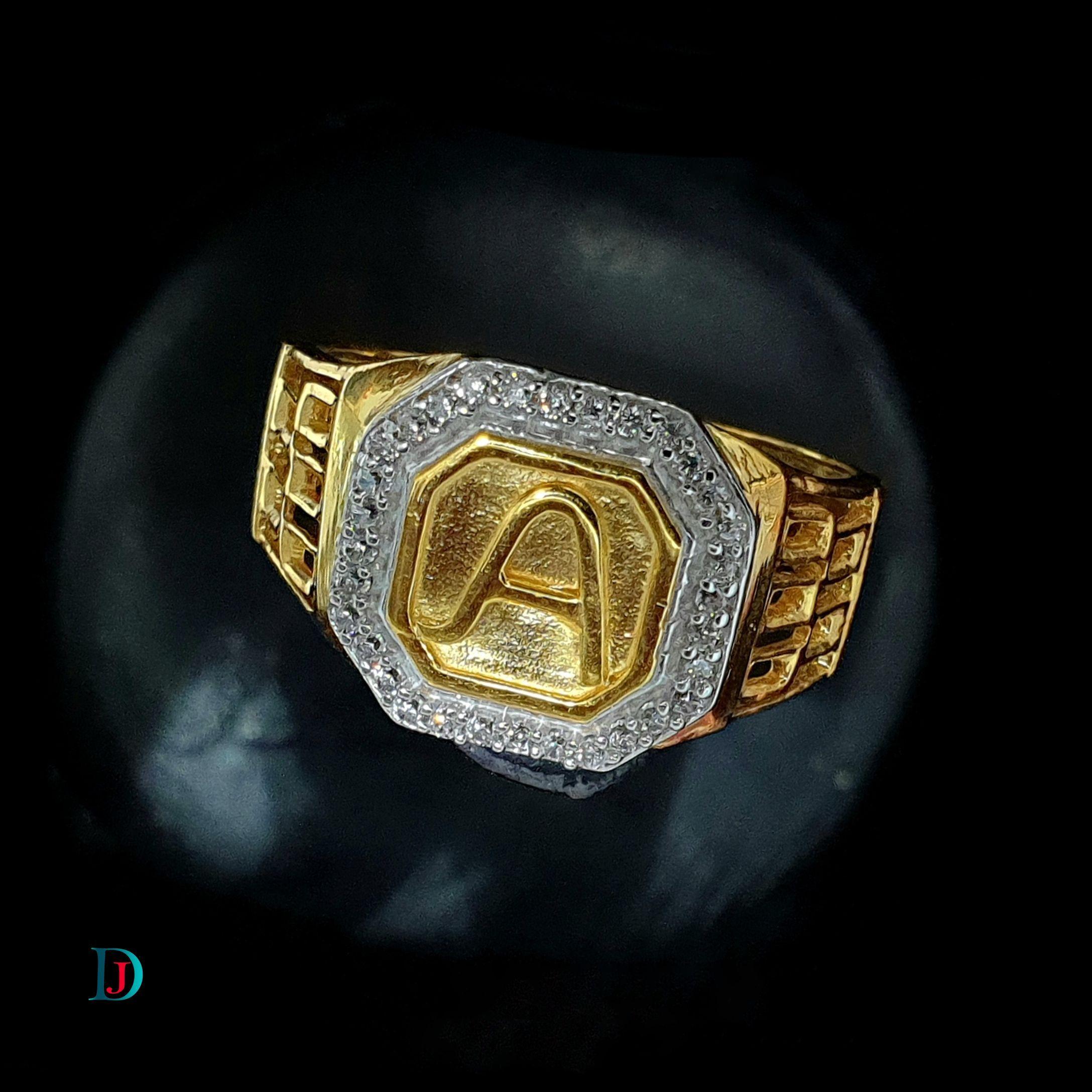 New and Latest Design of Desi Indian Rajasthani Gold Gents-Ring 