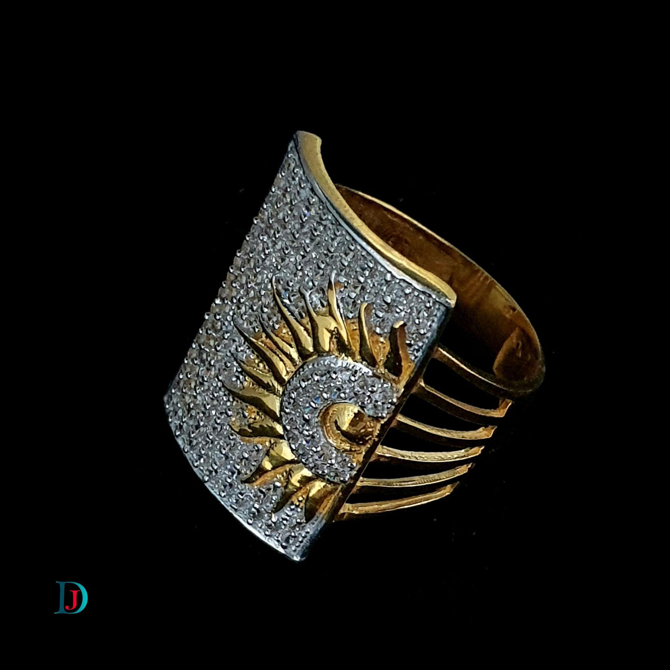 New and Latest Design of Desi Indian Rajasthani Gold Gents-Ring 