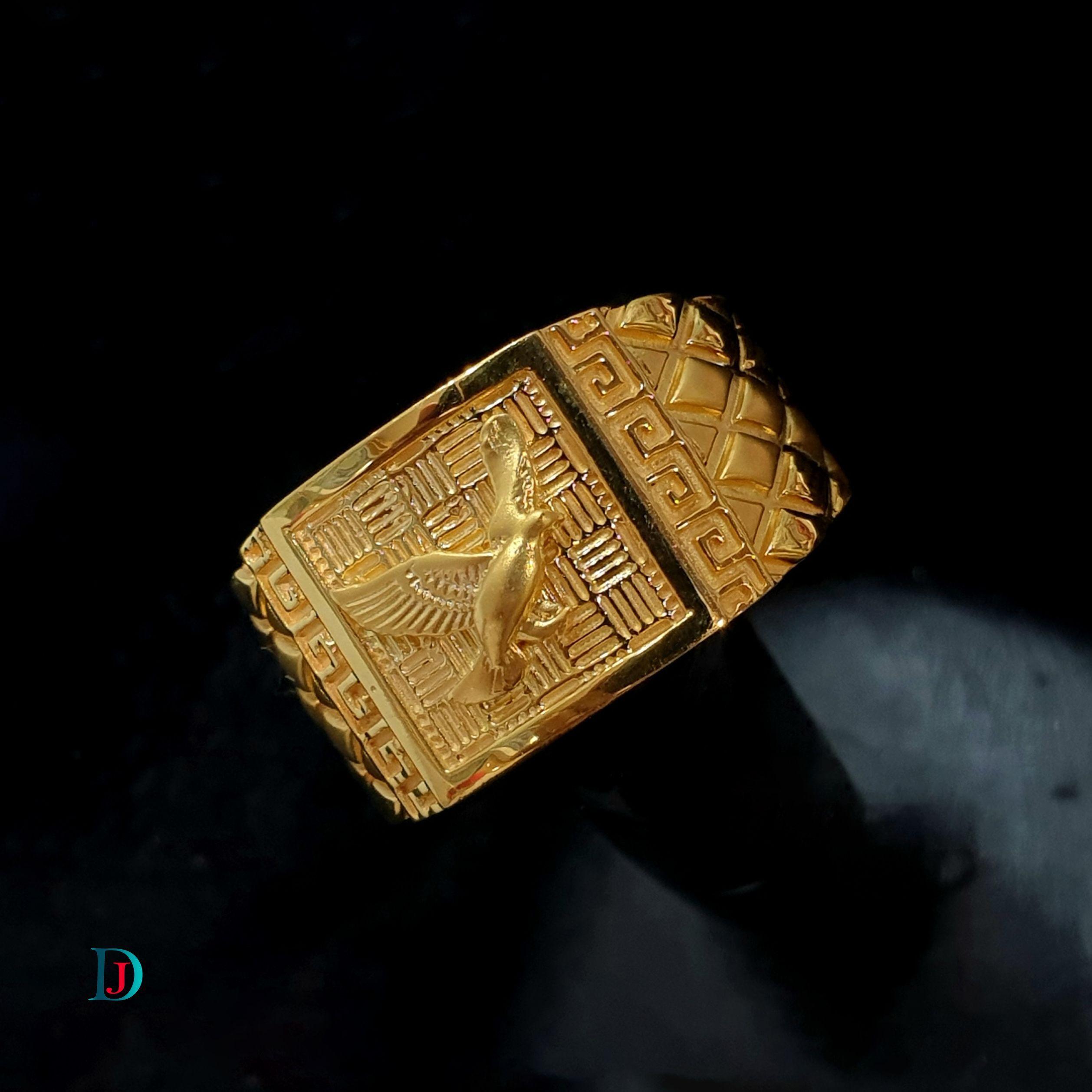 New and Latest Design of Desi Indian Rajasthani Gold Gents-Ring 