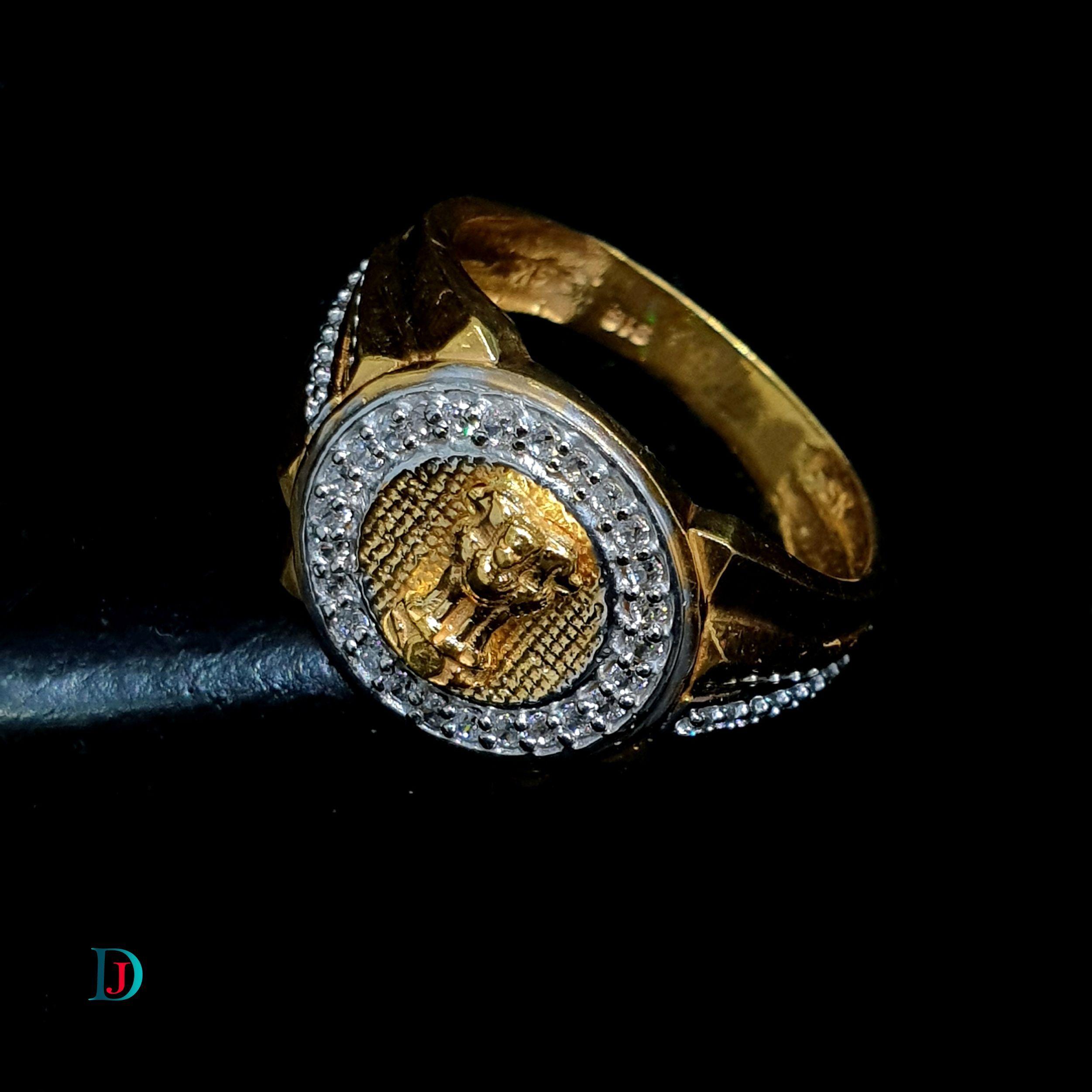 New and Latest Design of Desi Indian Rajasthani Gold Gents-Ring 