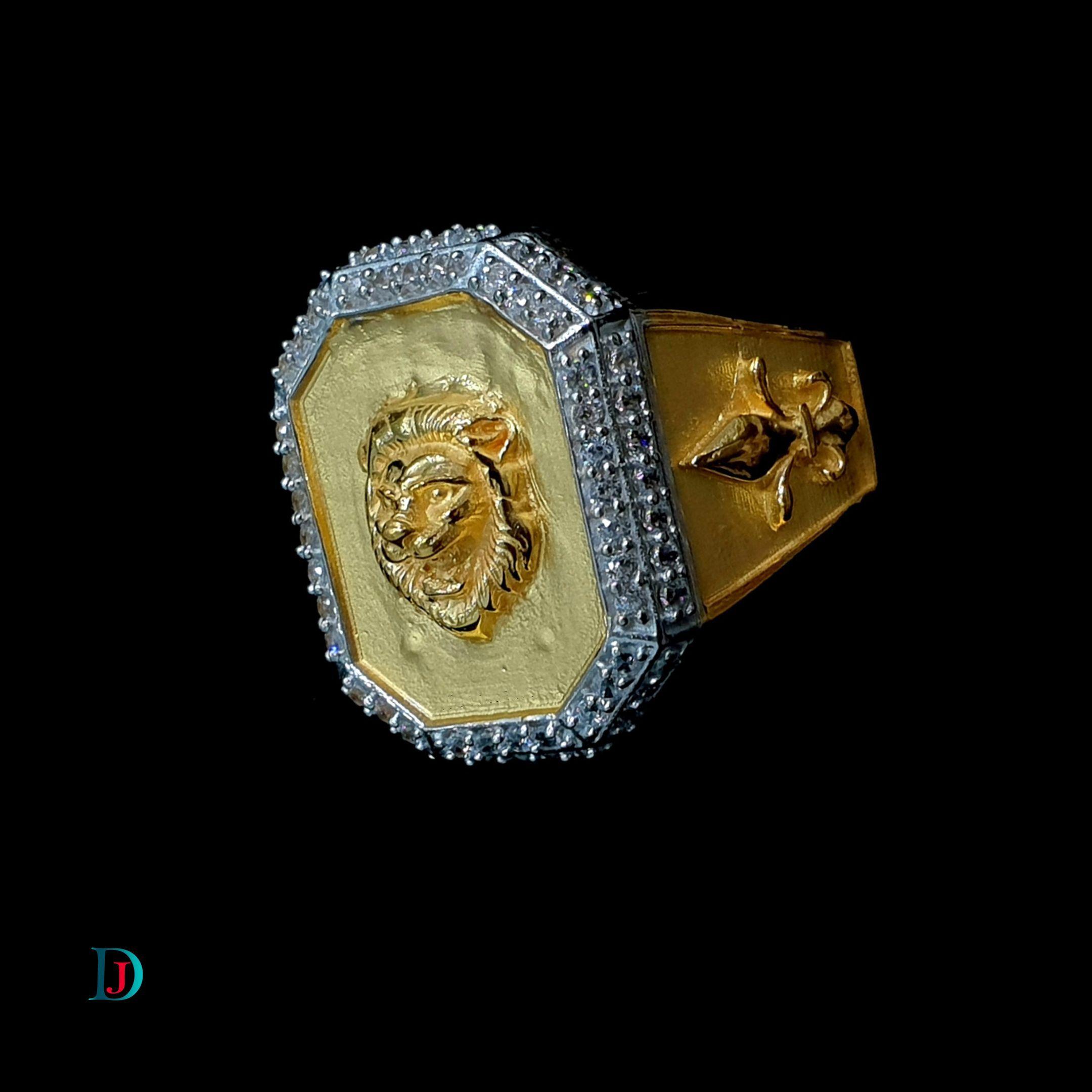 New and Latest Design of Desi Indian Rajasthani Gold Gents-Ring 