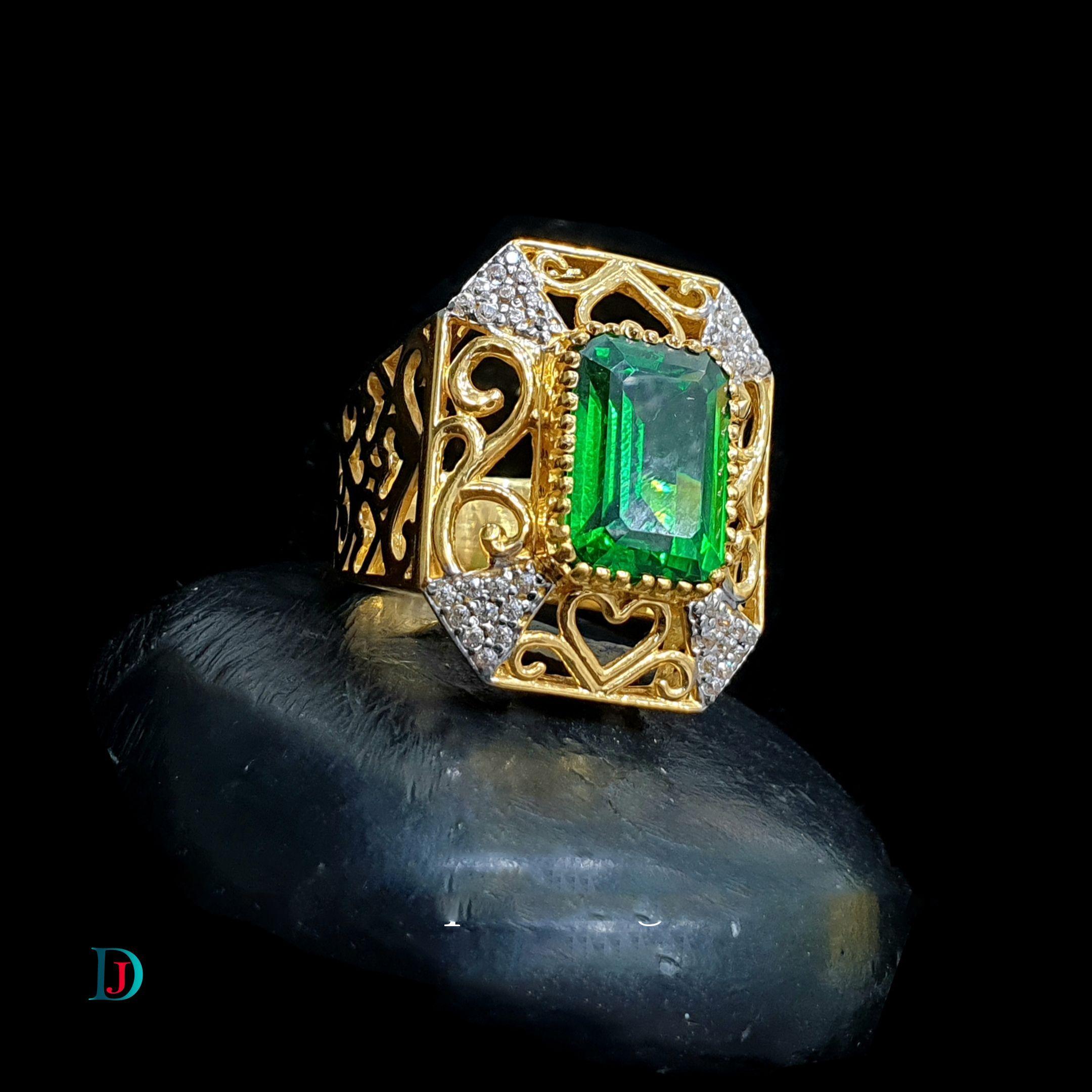 New and Latest Design of Desi Indian Rajasthani Gold Gents-Ring 