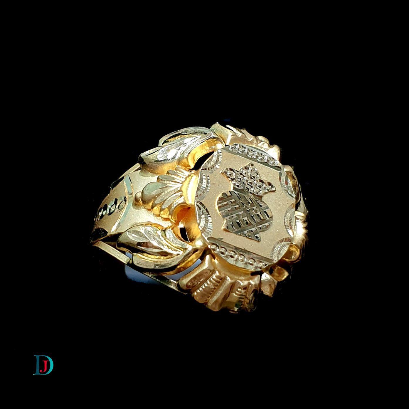 New and Latest Design of Desi Indian Rajasthani Gold Gents-Ring 