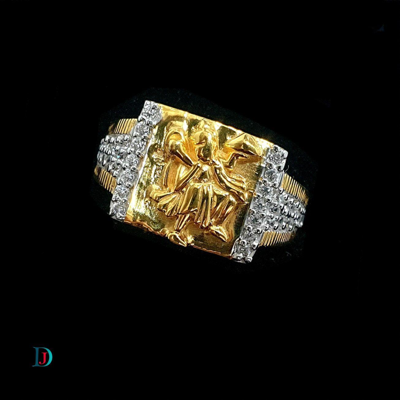 New and Latest Design of Desi Indian Rajasthani Gold Gents-Ring 