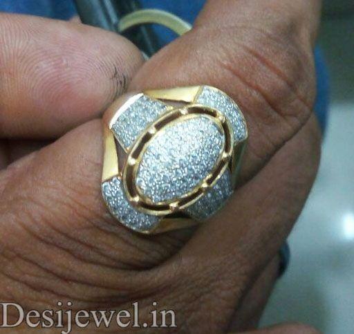 New and Latest Design of Rajasthani Desi gold Gents-Ring  with weight 6 gm