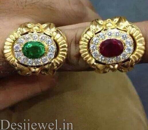 New and Latest Design of Rajasthani Desi gold Gents-Ring 