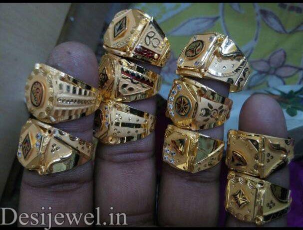 New and Latest Design of Rajasthani Desi gold Gents-Ring 