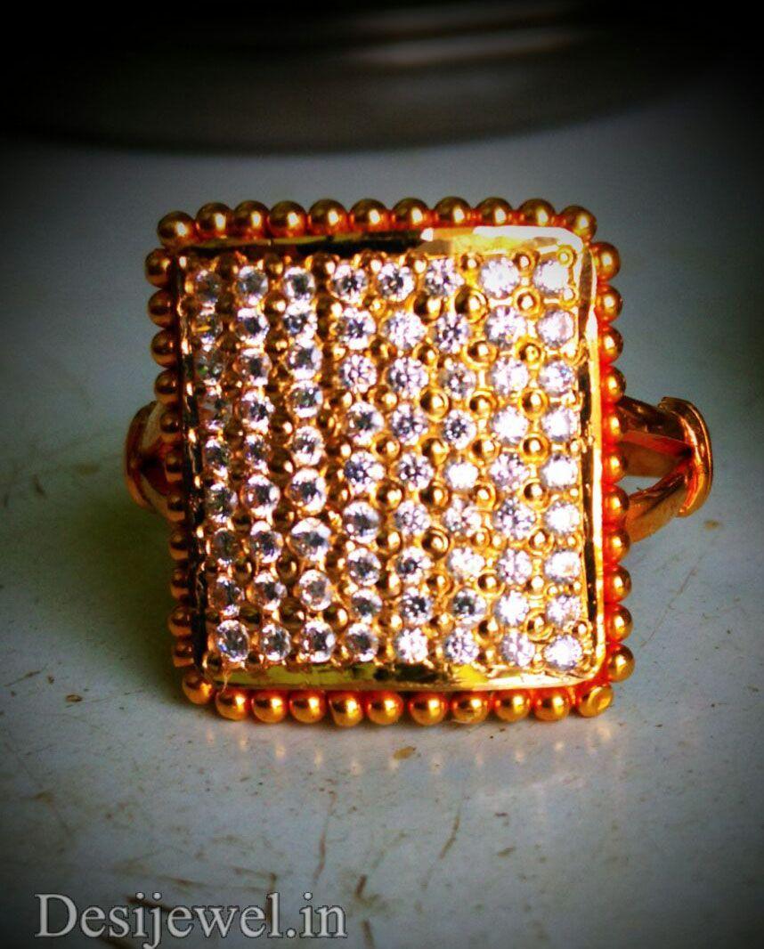 New and Latest Design of Rajasthani Desi gold Gents-Ring  with weight 6 gm