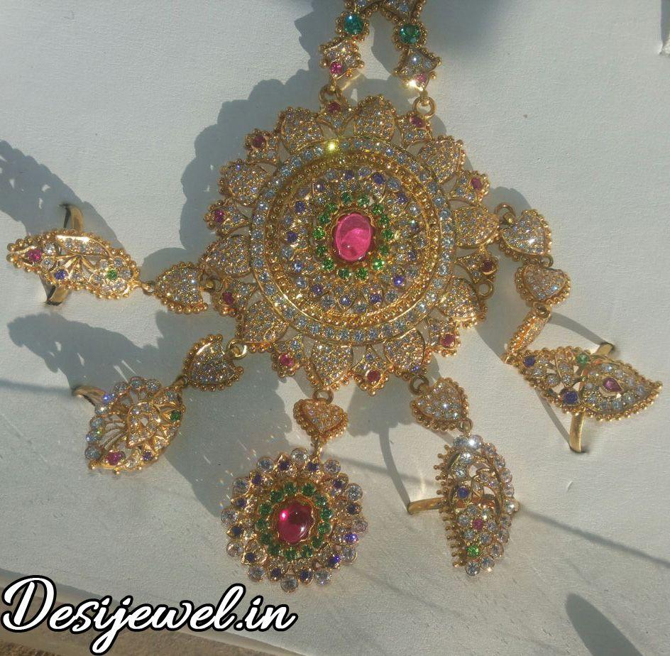 New and Latest Design of Rajasthani Desi gold hathphol 