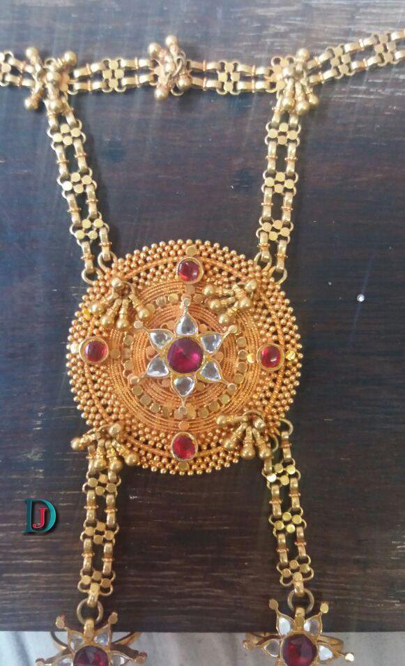 New and Latest Design of Rajasthani Desi gold hathphol 