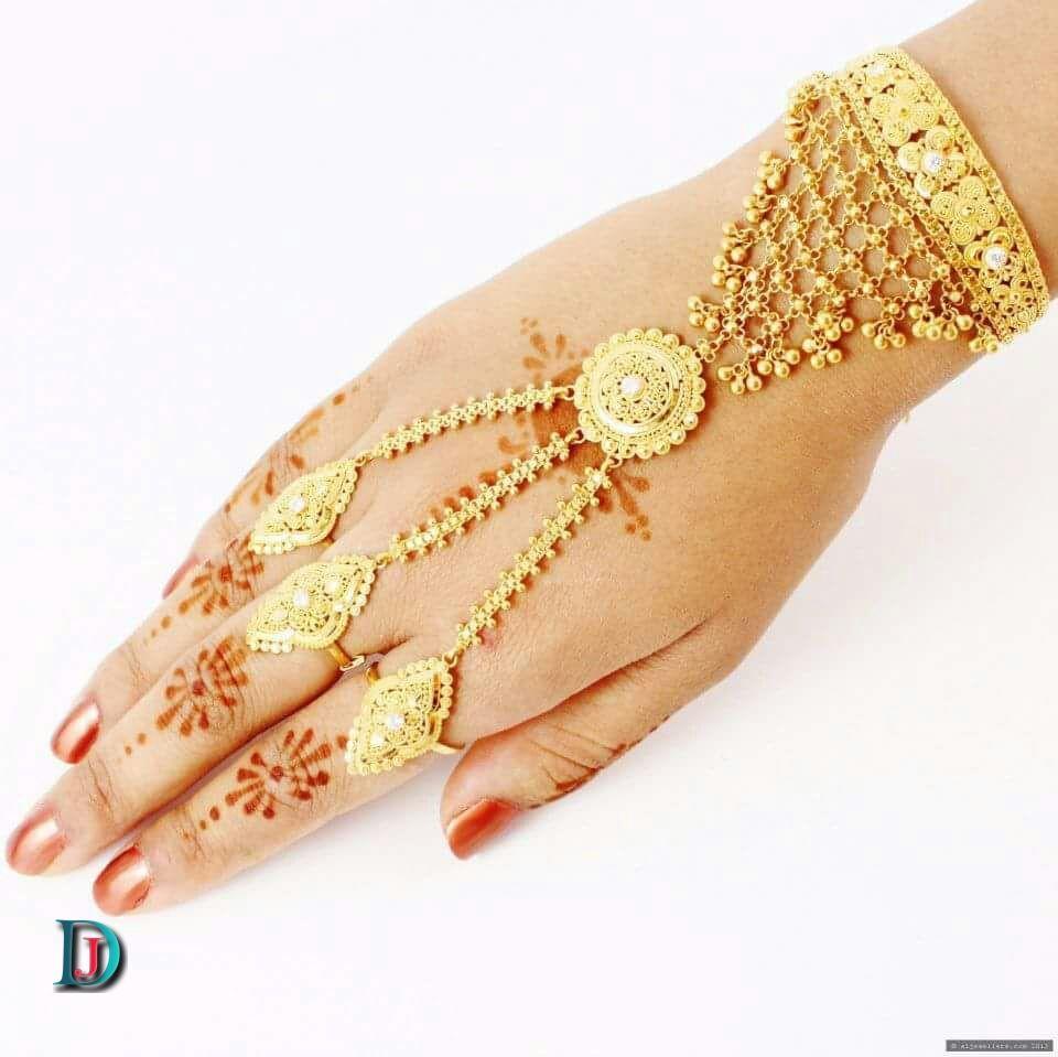 New and Latest Design of Rajasthani Desi gold hathphol 