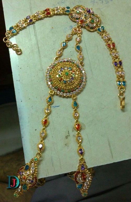 New and Latest Design of Rajasthani Desi gold hathphol 