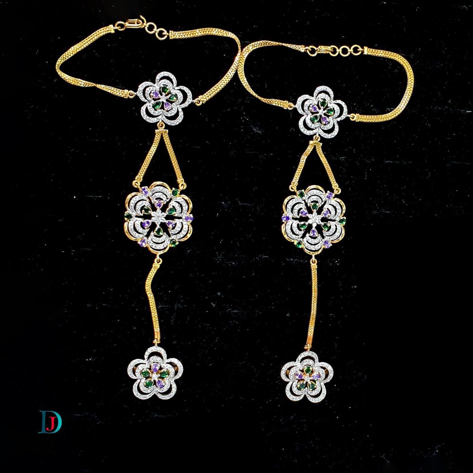New and Latest Design of Desi Indian Rajasthani Gold Hathphool 