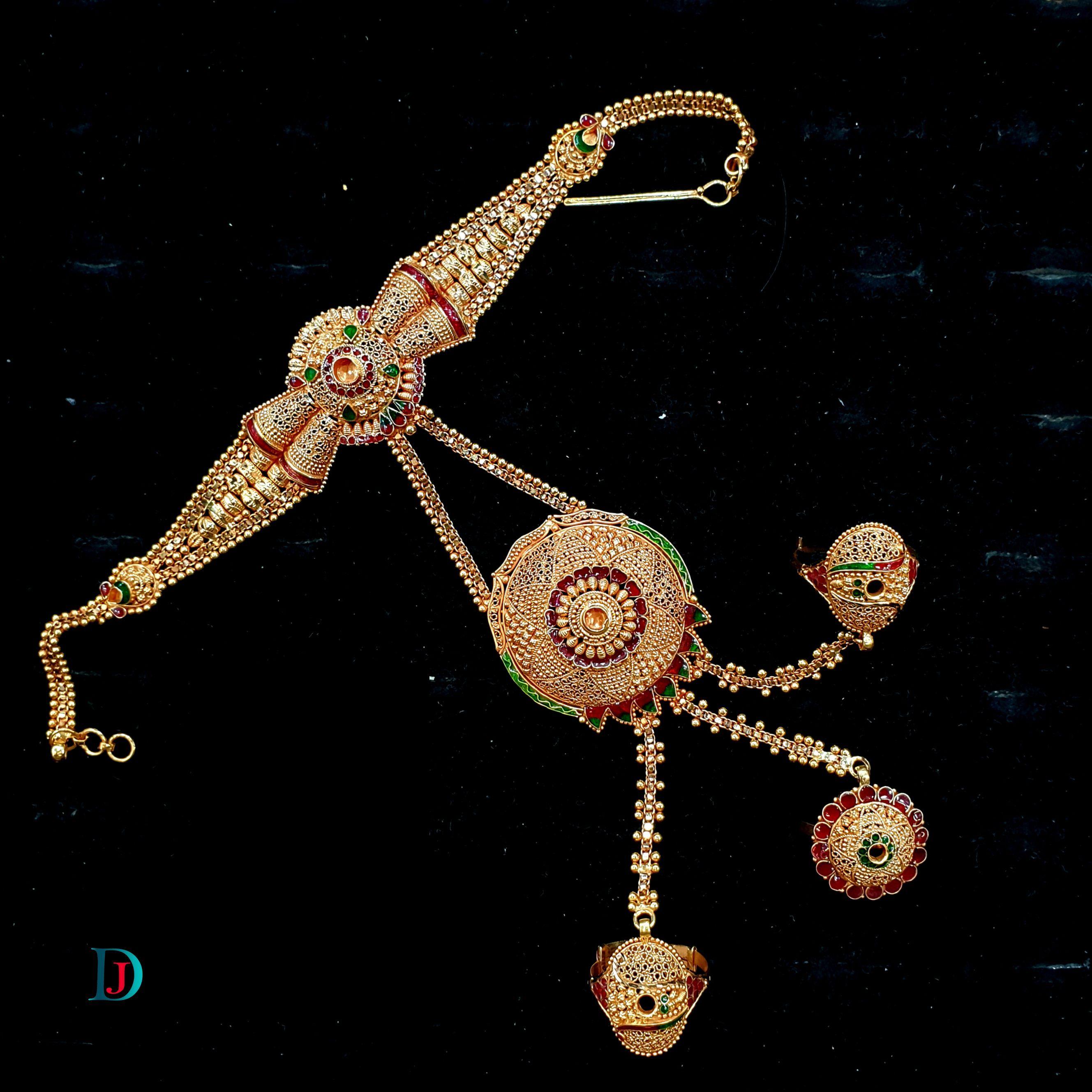 New and Latest Design of Desi Indian Rajasthani Gold Hathphool 