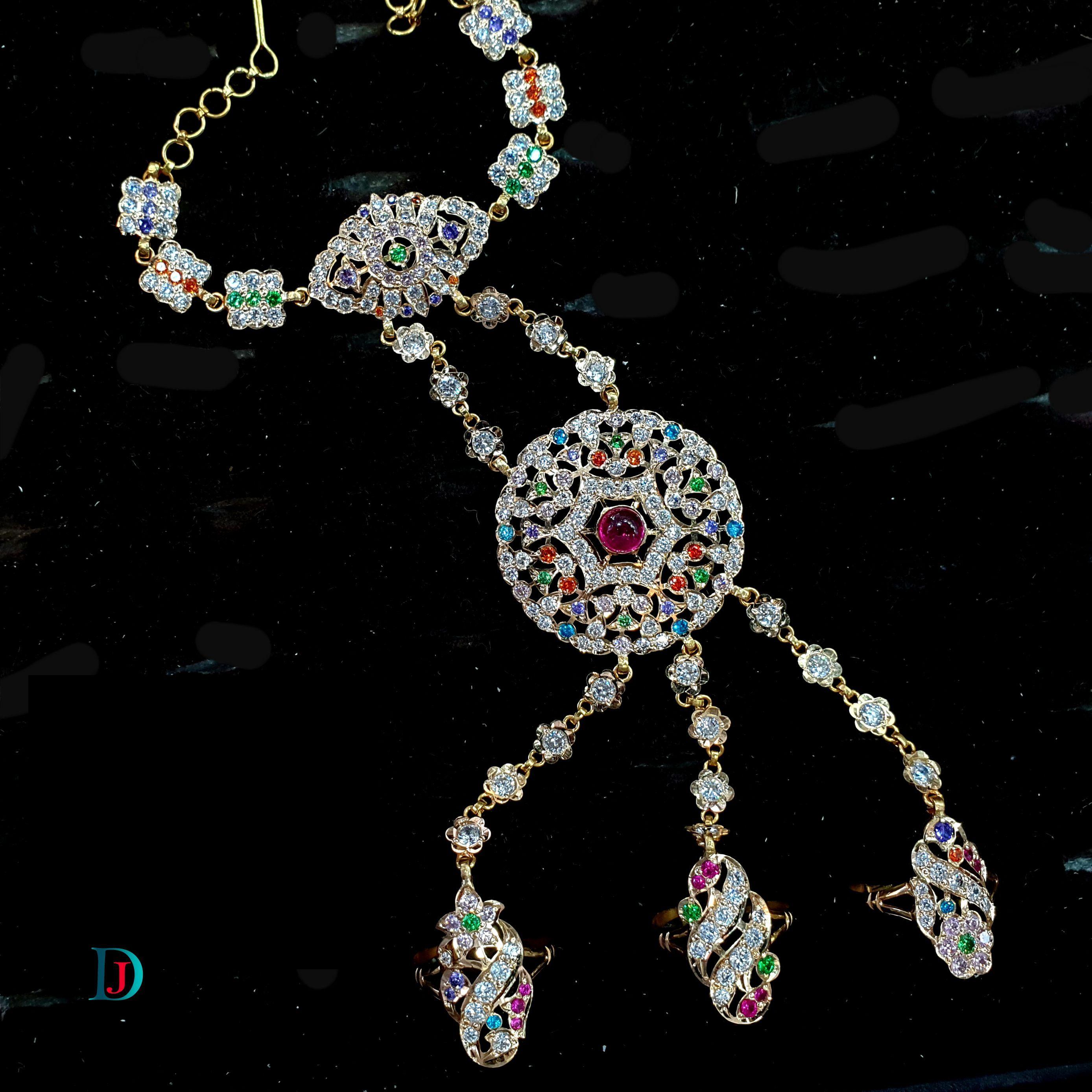 New and Latest Design of Desi Indian Rajasthani Gold Hathphool 