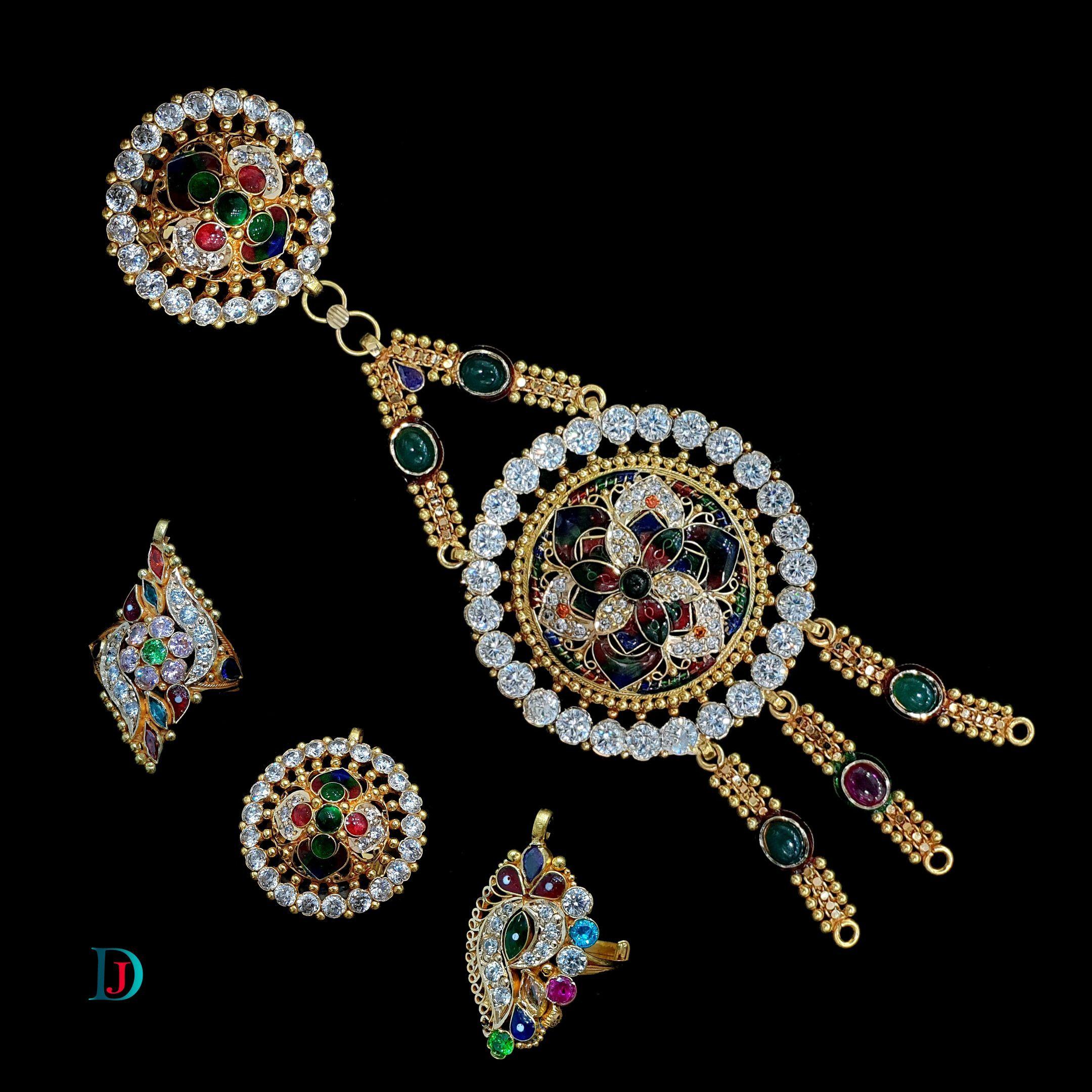 New and Latest Design of Desi Indian Rajasthani Gold Hathphool 