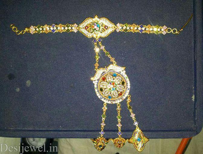 New and Latest Design of Rajasthani Desi gold hathphol 