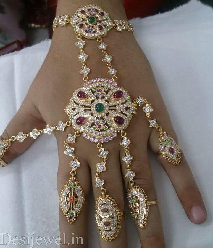 New and Latest Design of Rajasthani Desi gold hathphol 
