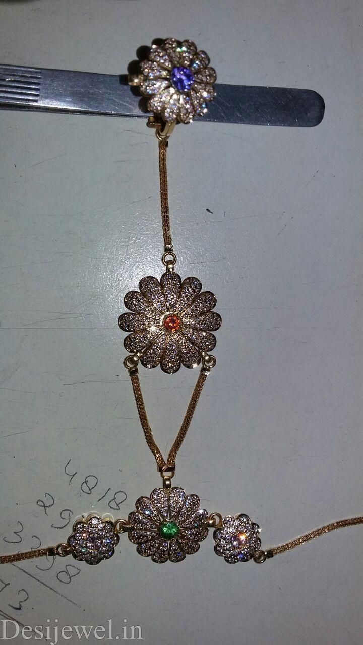 New and Latest Design of Rajasthani Desi gold hathphol 