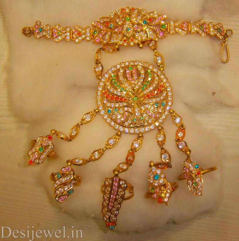 New and Latest Design of Rajasthani Desi gold hathphol 