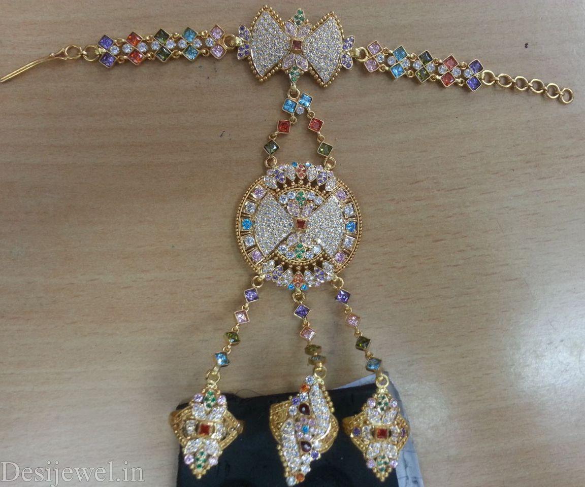New and Latest Design of Rajasthani Desi gold hathphol 