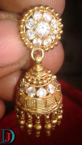 New and Latest Design of Rajasthani Desi gold kaan-jhoomariya 