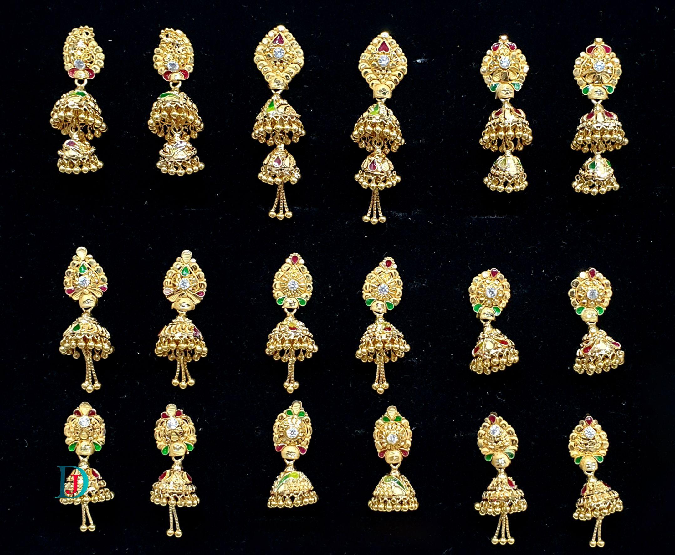 New and Latest Design of Desi Indian Rajasthani Gold Jhoomariya 