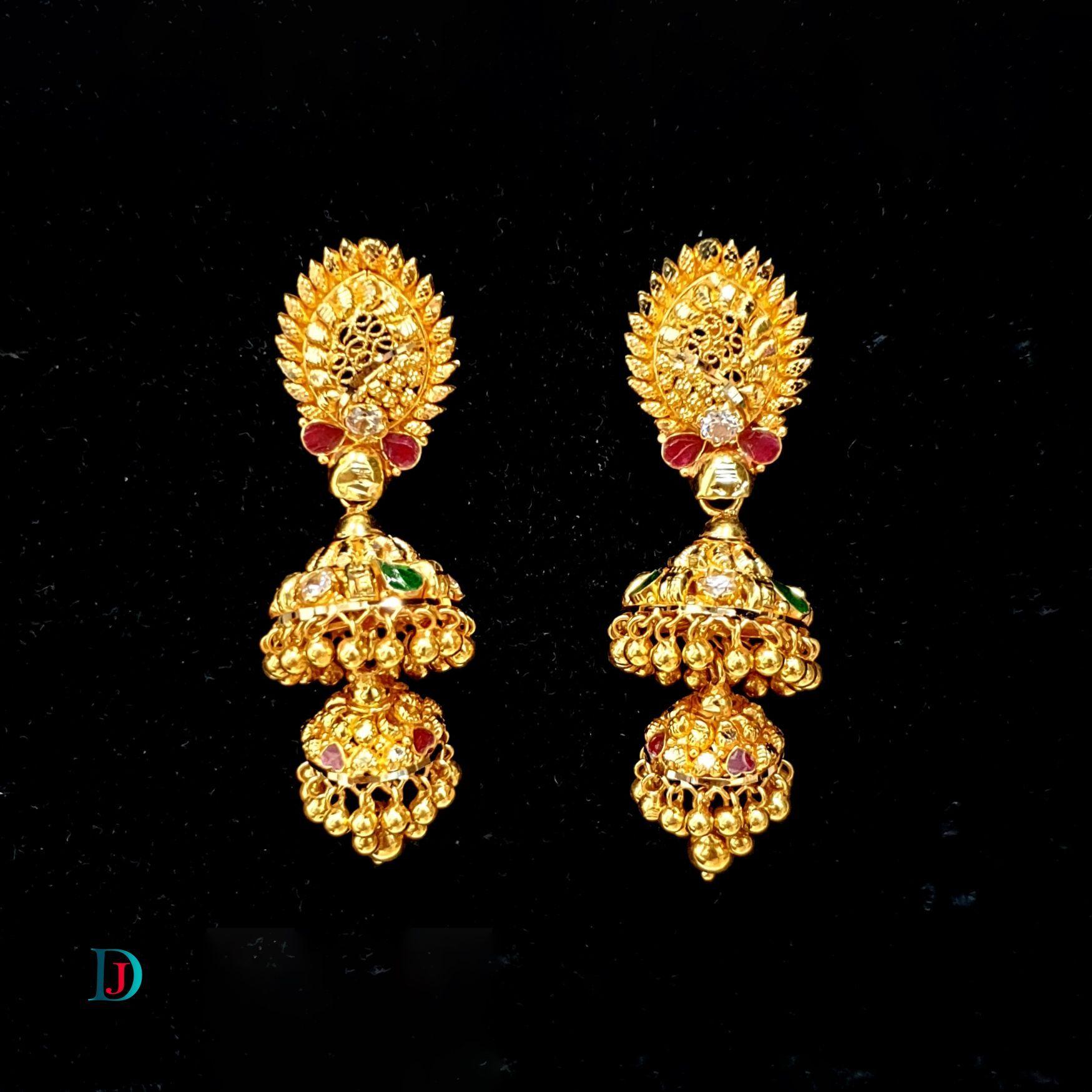 New and Latest Design of Desi Indian Rajasthani Gold Jhoomariya 