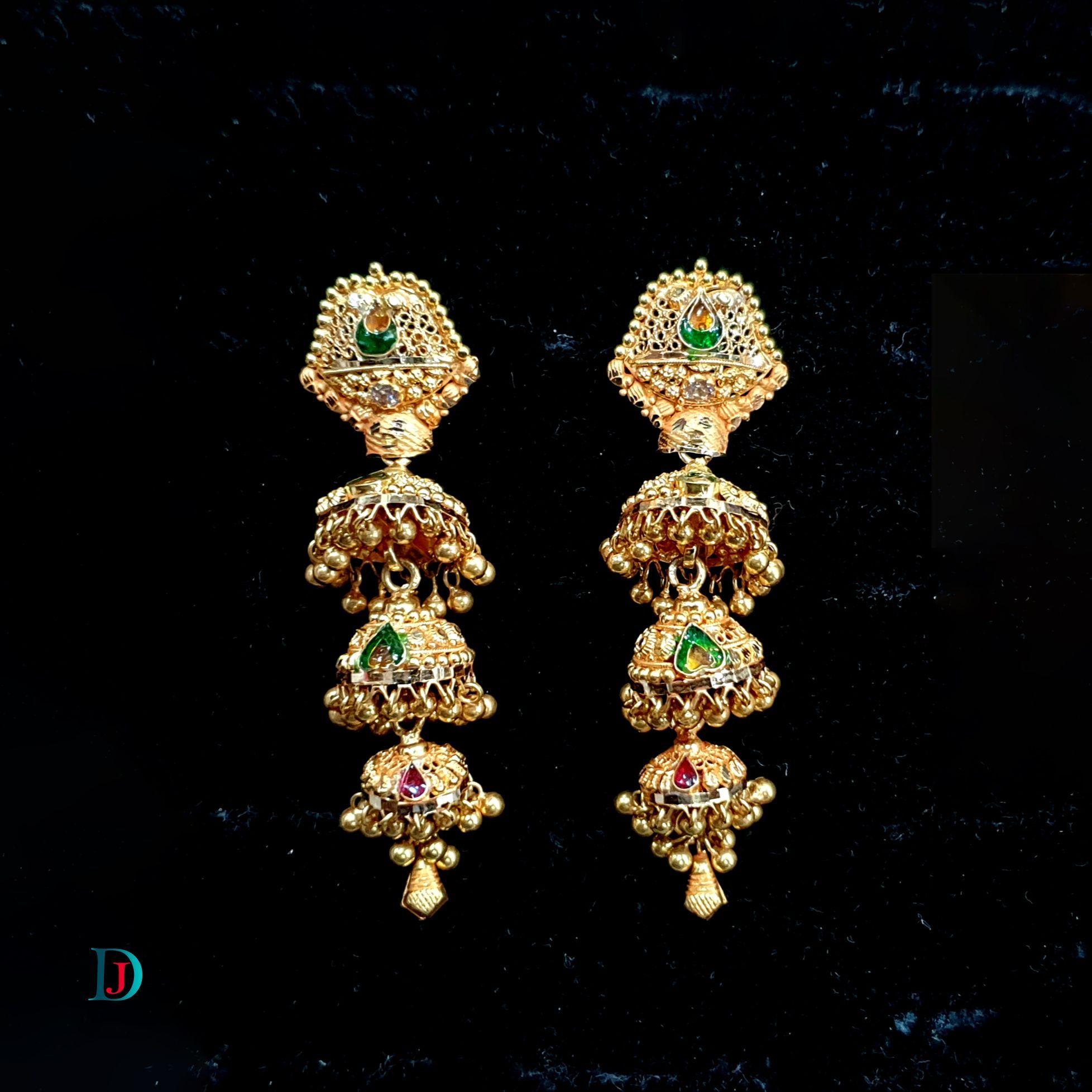 New and Latest Design of Desi Indian Rajasthani Gold Jhoomariya 