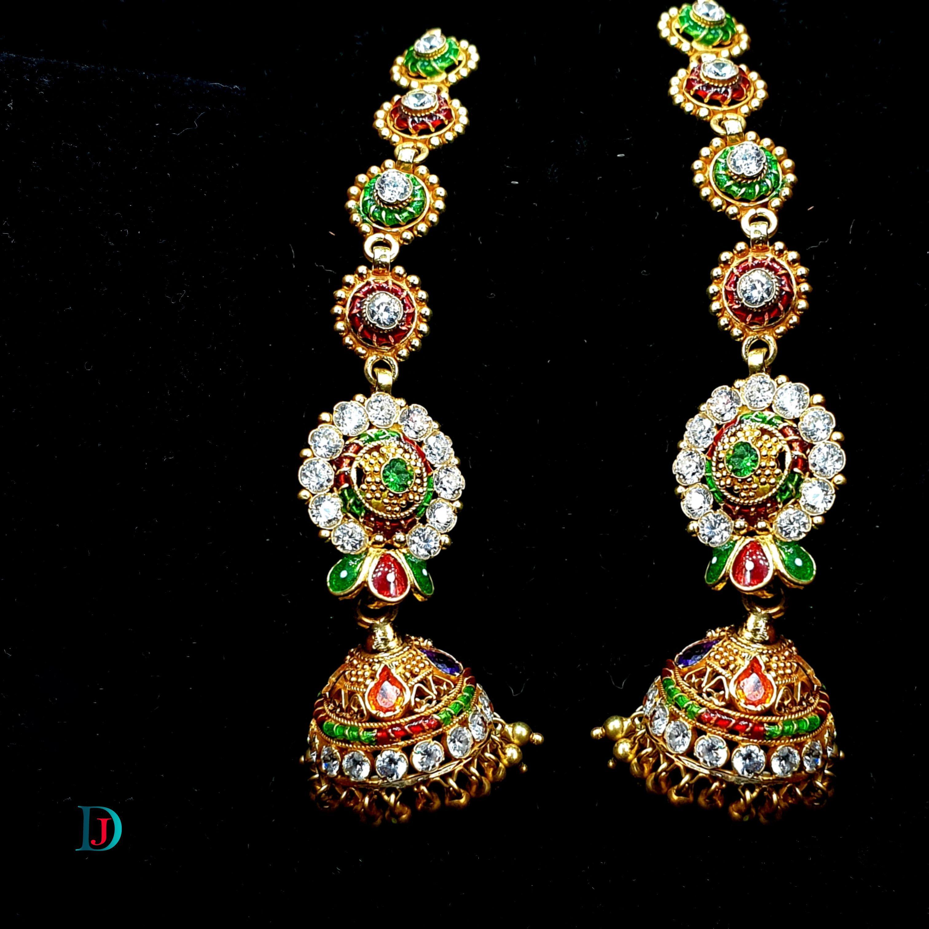 New and Latest Design of Desi Indian Rajasthani Gold Jhoomariya 