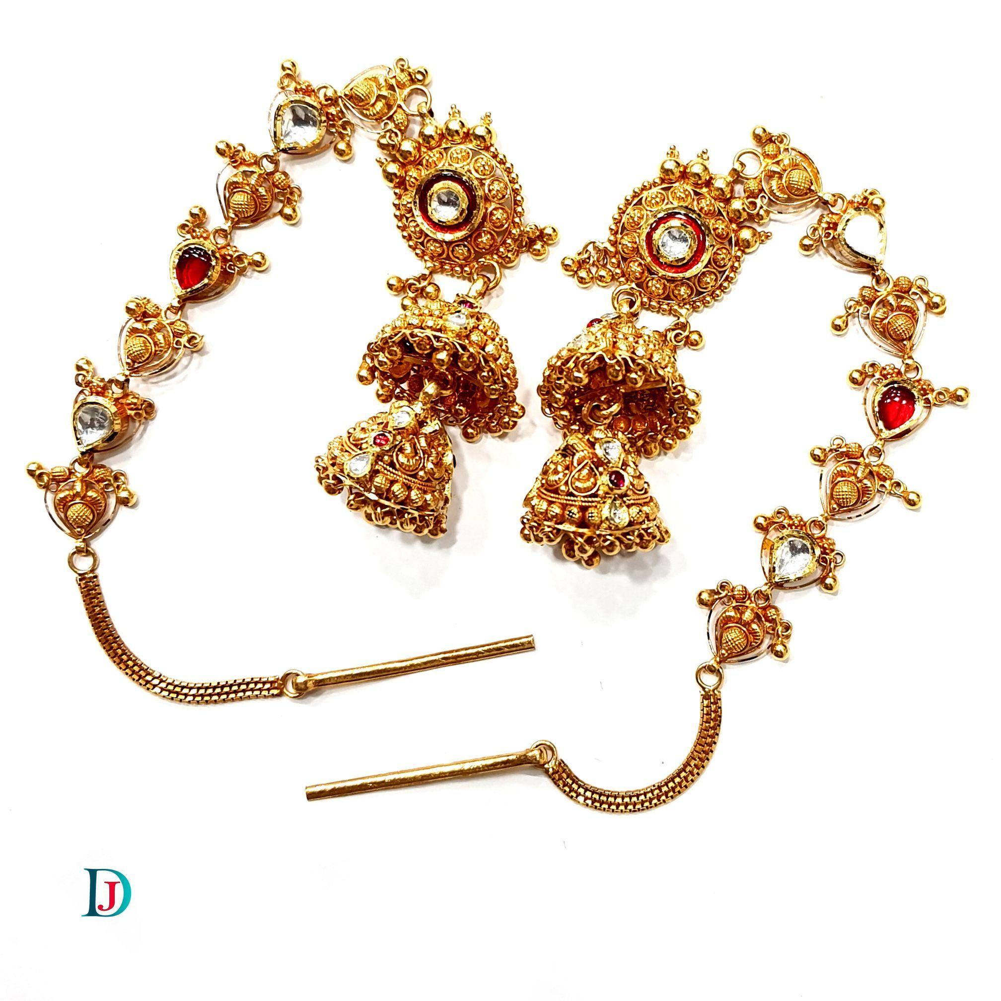New and Latest Design of Desi Indian Rajasthani Gold Jhoomariya 