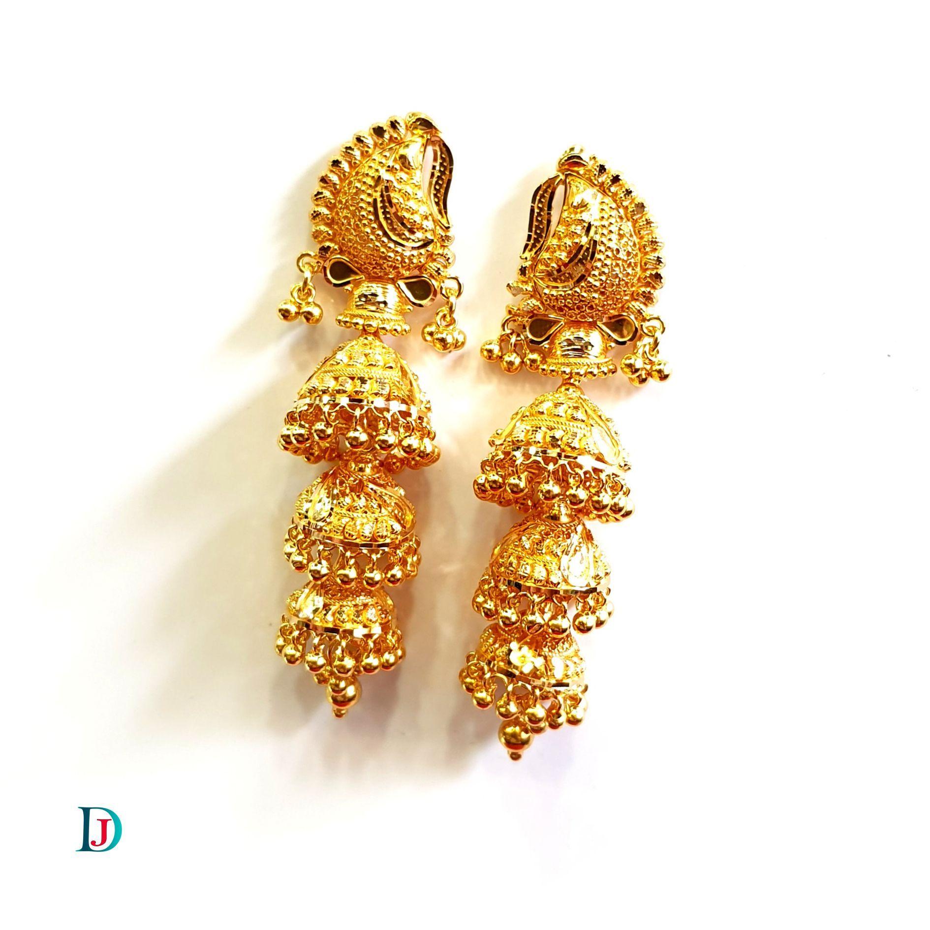 New and Latest Design of Desi Indian Rajasthani Gold Jhoomariya 