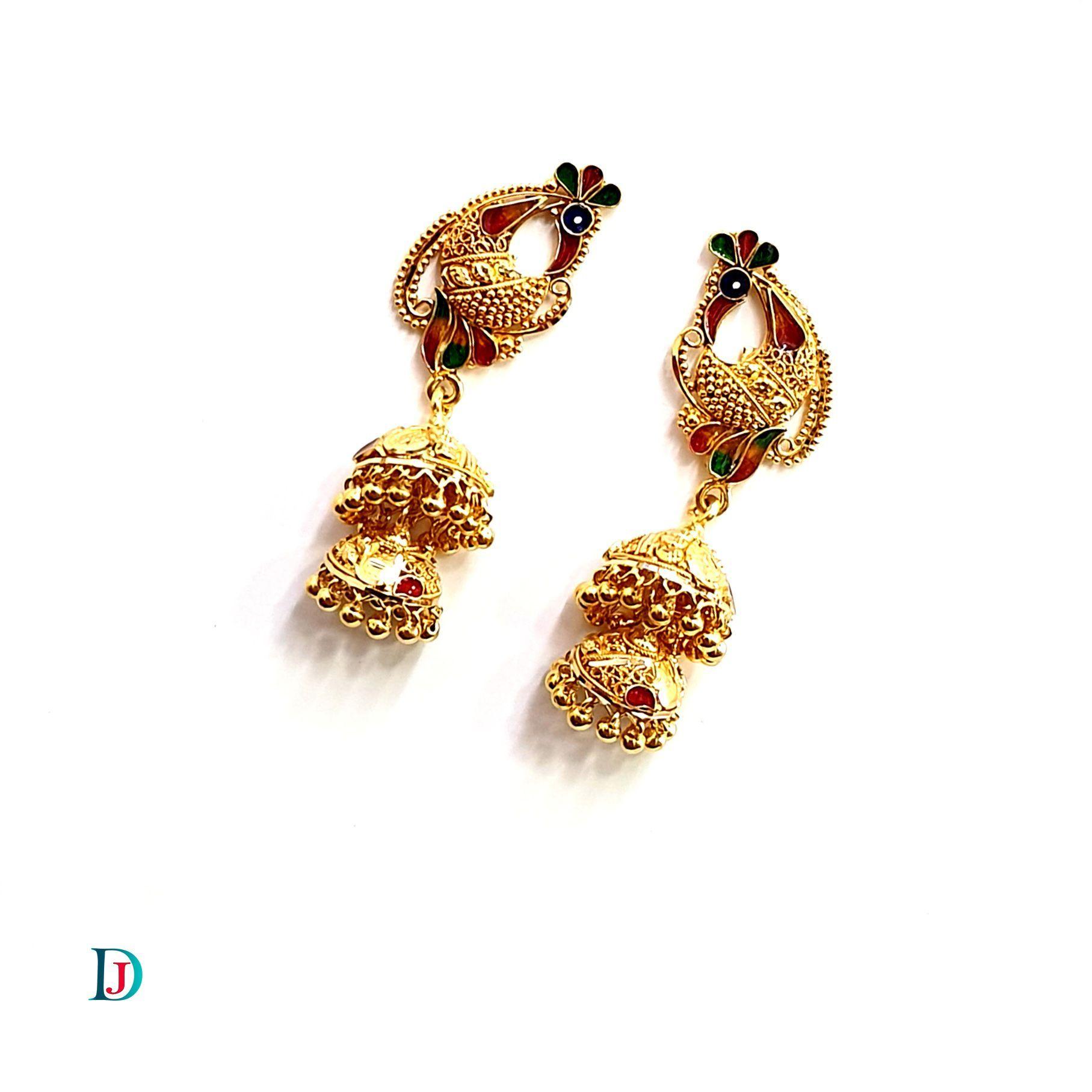 New and Latest Design of Desi Indian Rajasthani Gold Jhoomariya 