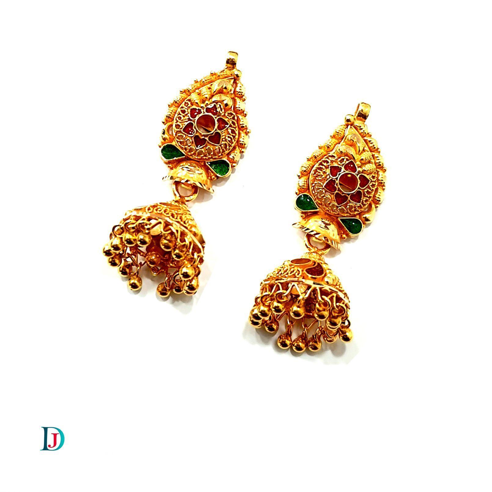 New and Latest Design of Desi Indian Rajasthani Gold Jhoomariya 