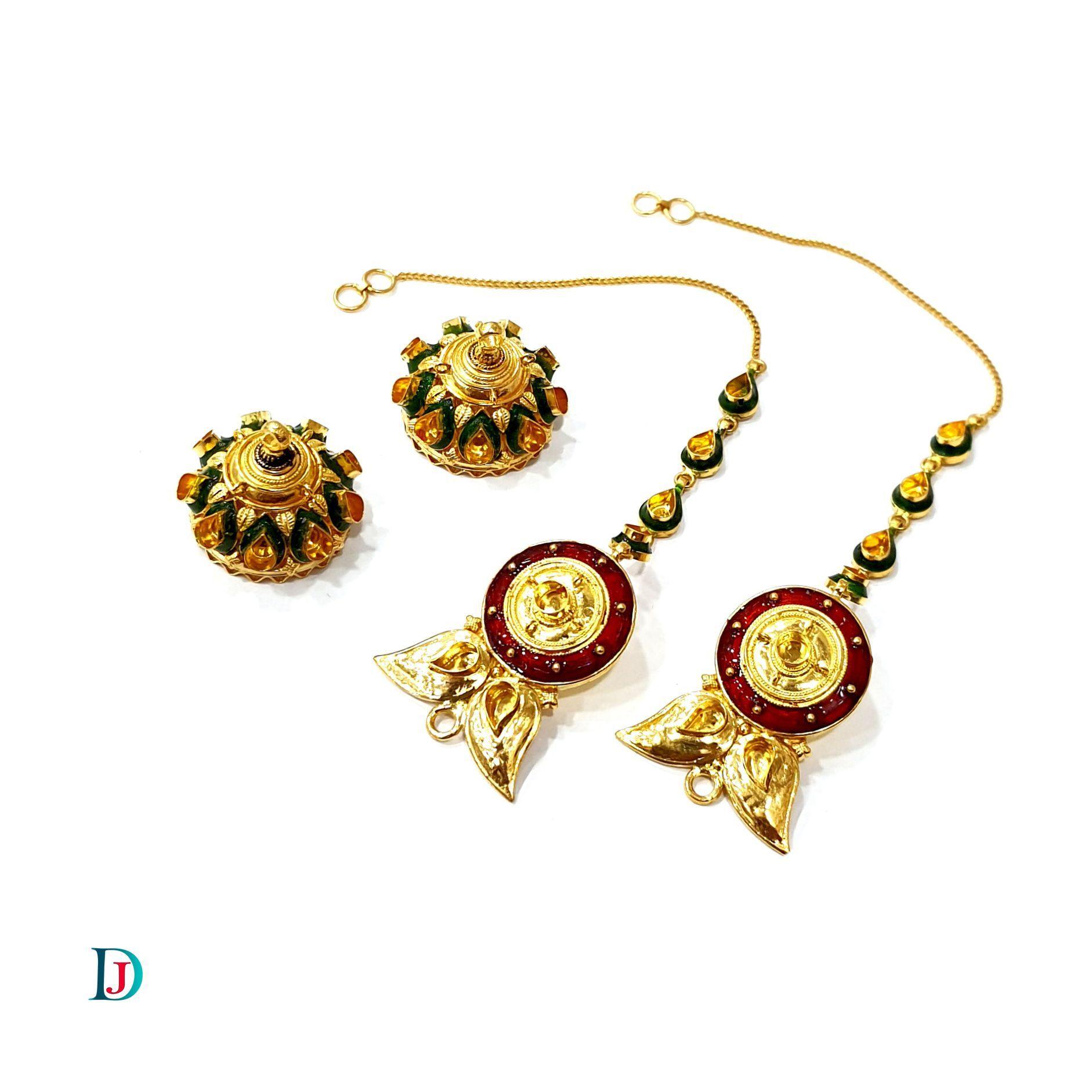 New and Latest Design of Desi Indian Rajasthani Gold Jhoomariya 