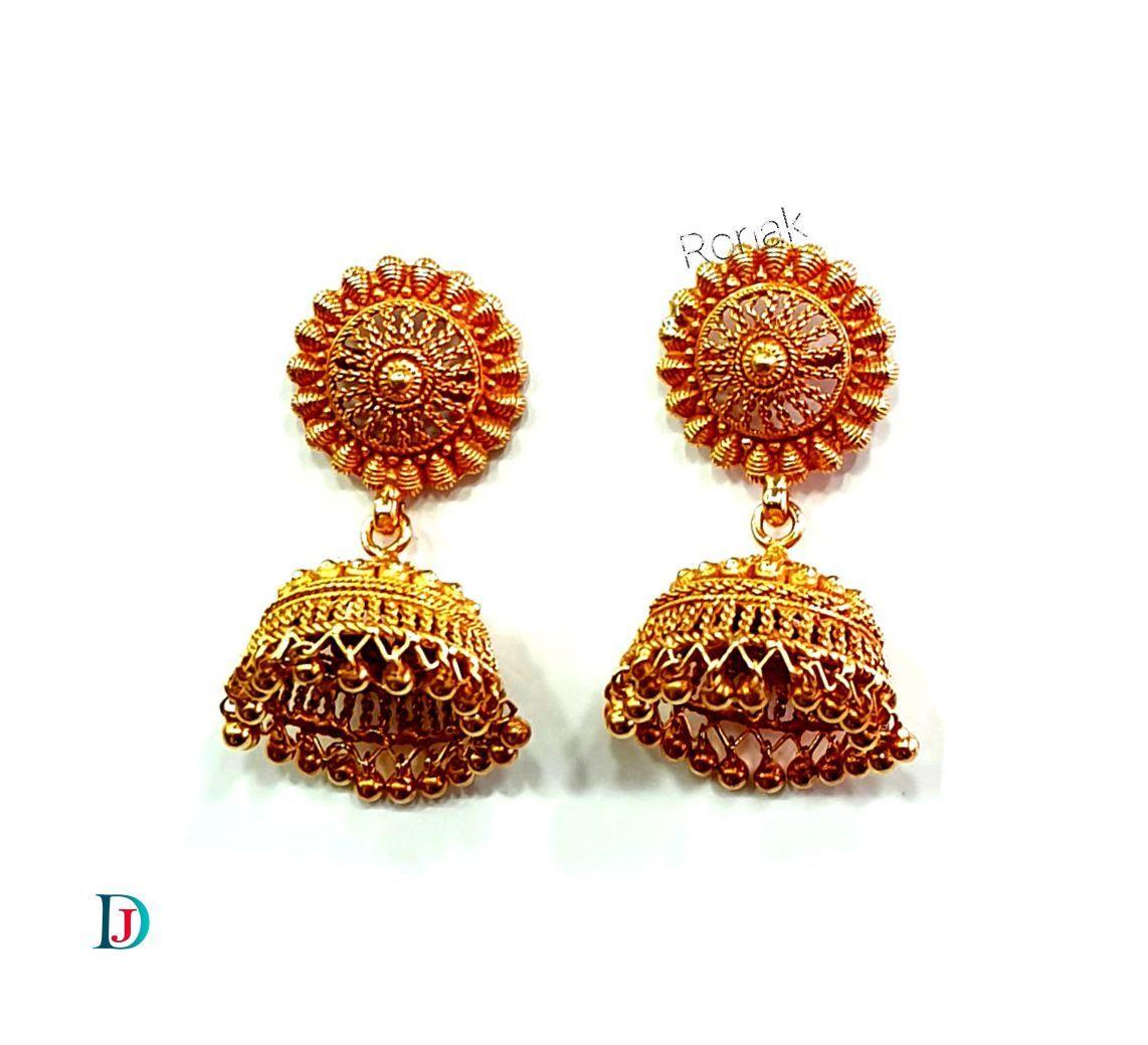 New and Latest Design of Desi Indian Rajasthani Gold Jhoomariya 