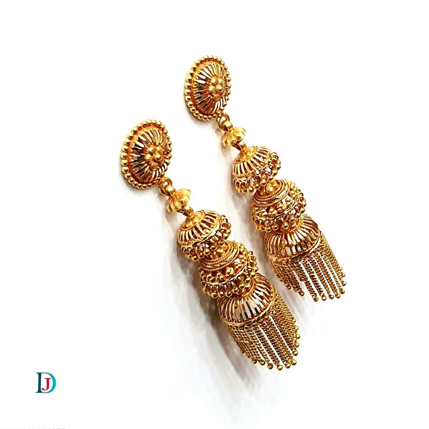New and Latest Design of Desi Indian Rajasthani Gold Jhoomariya 