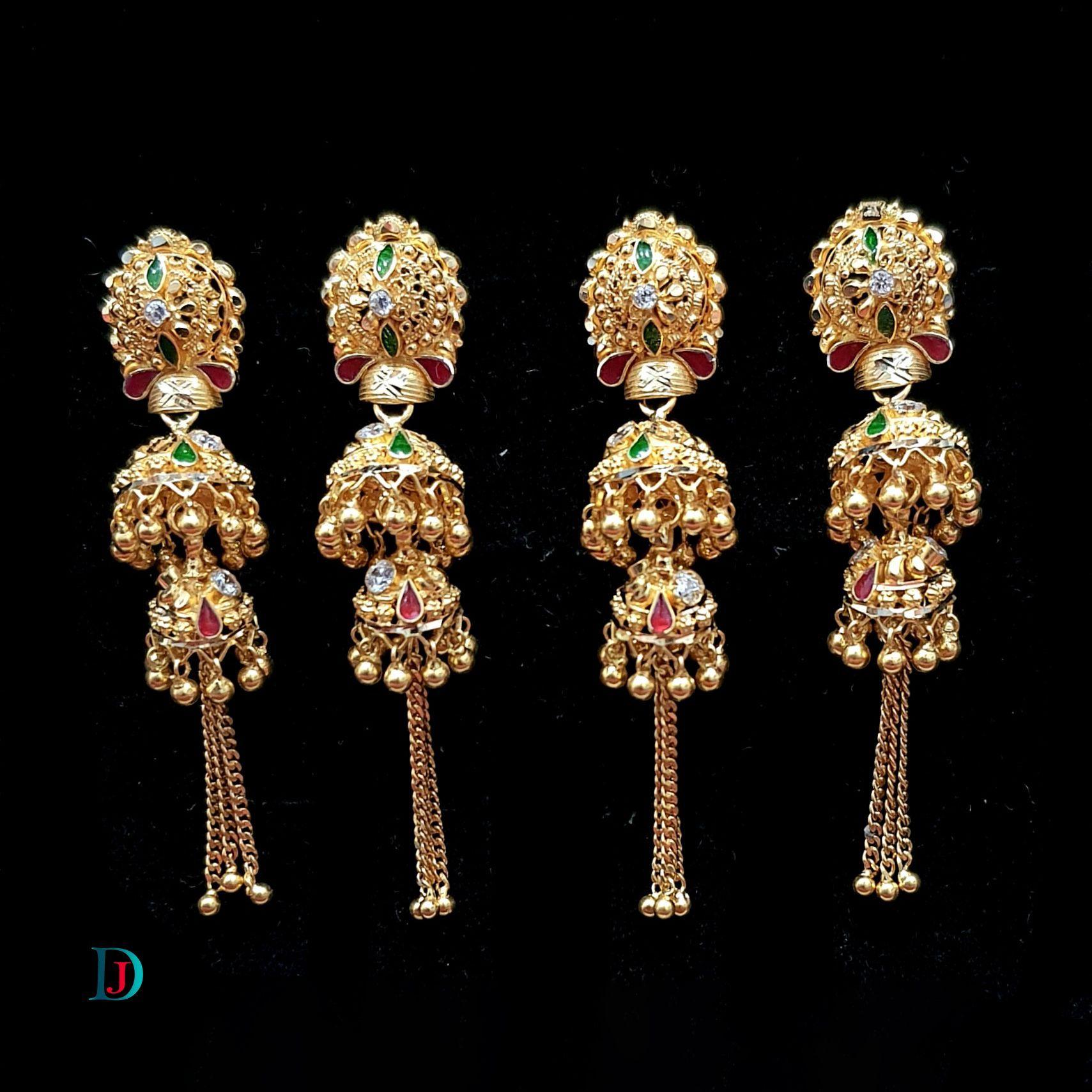 New and Latest Design of Desi Indian Rajasthani Gold Jhoomariya 