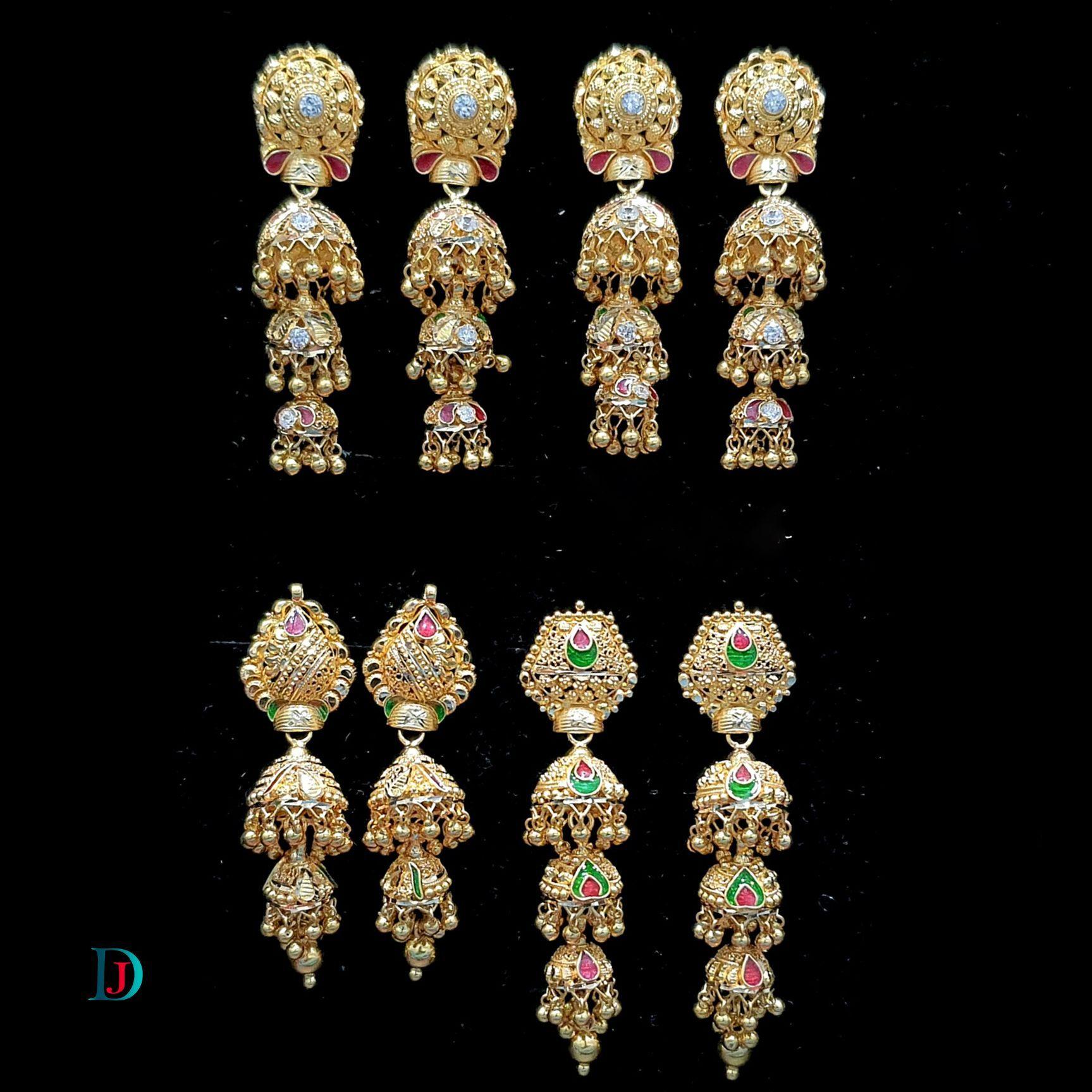 New and Latest Design of Desi Indian Rajasthani Gold Jhoomariya 