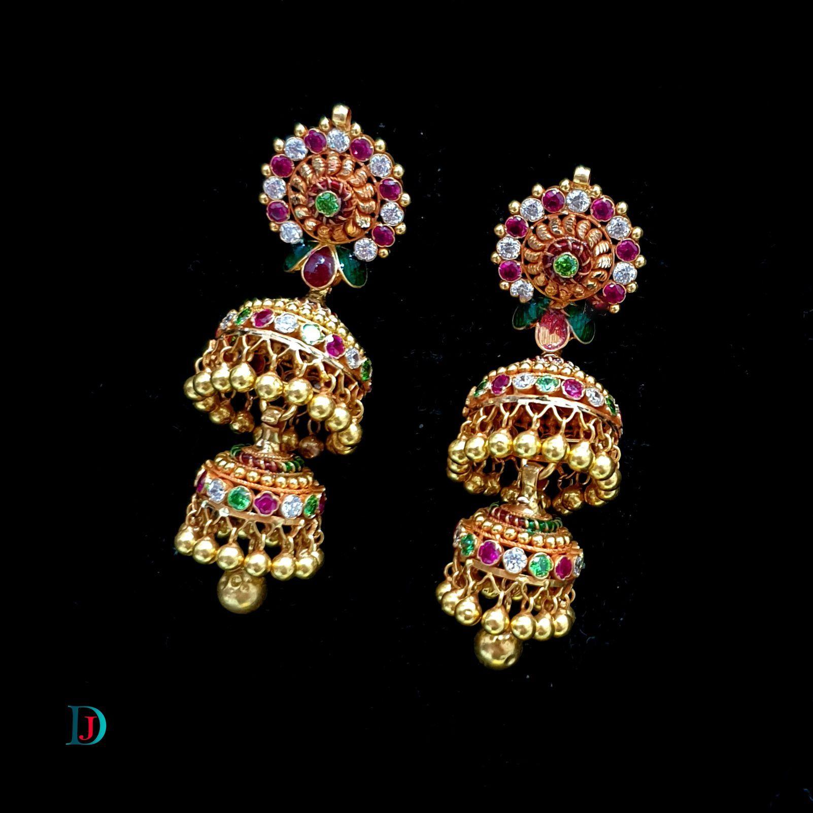 New and Latest Design of Desi Indian Rajasthani Gold Jhoomariya 