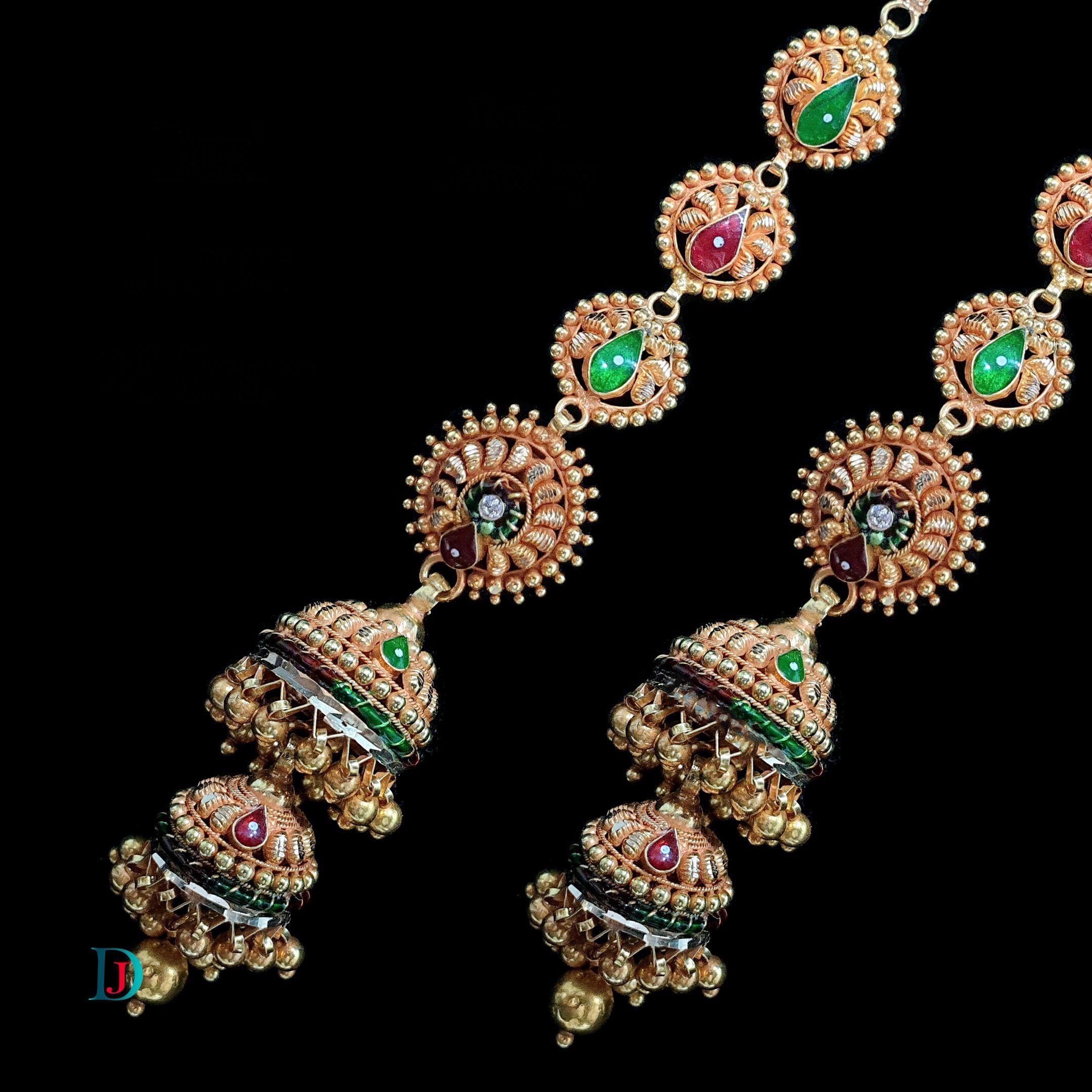 New and Latest Design of Desi Indian Rajasthani Gold Jhoomariya 