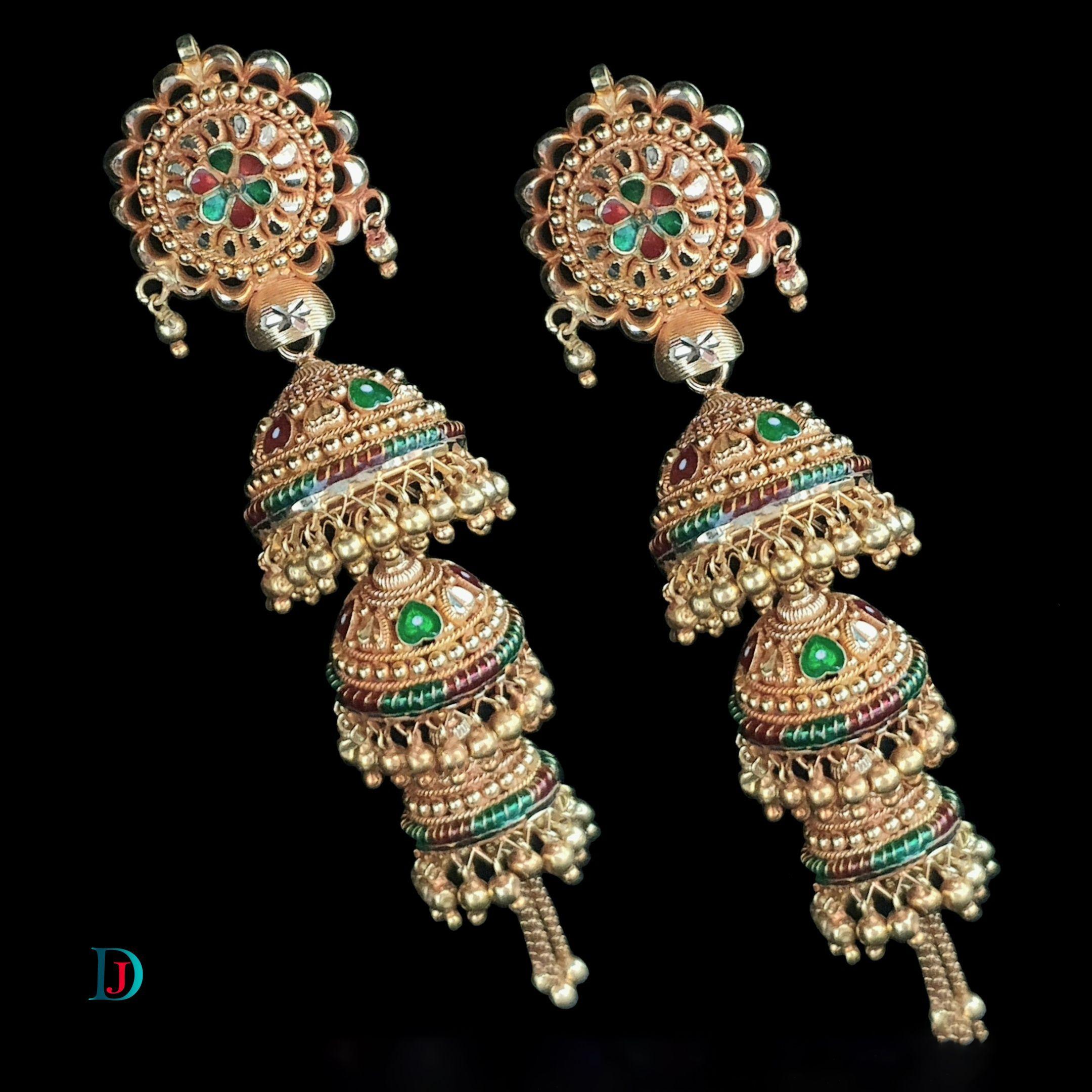 New and Latest Design of Desi Indian Rajasthani Gold Jhoomariya 