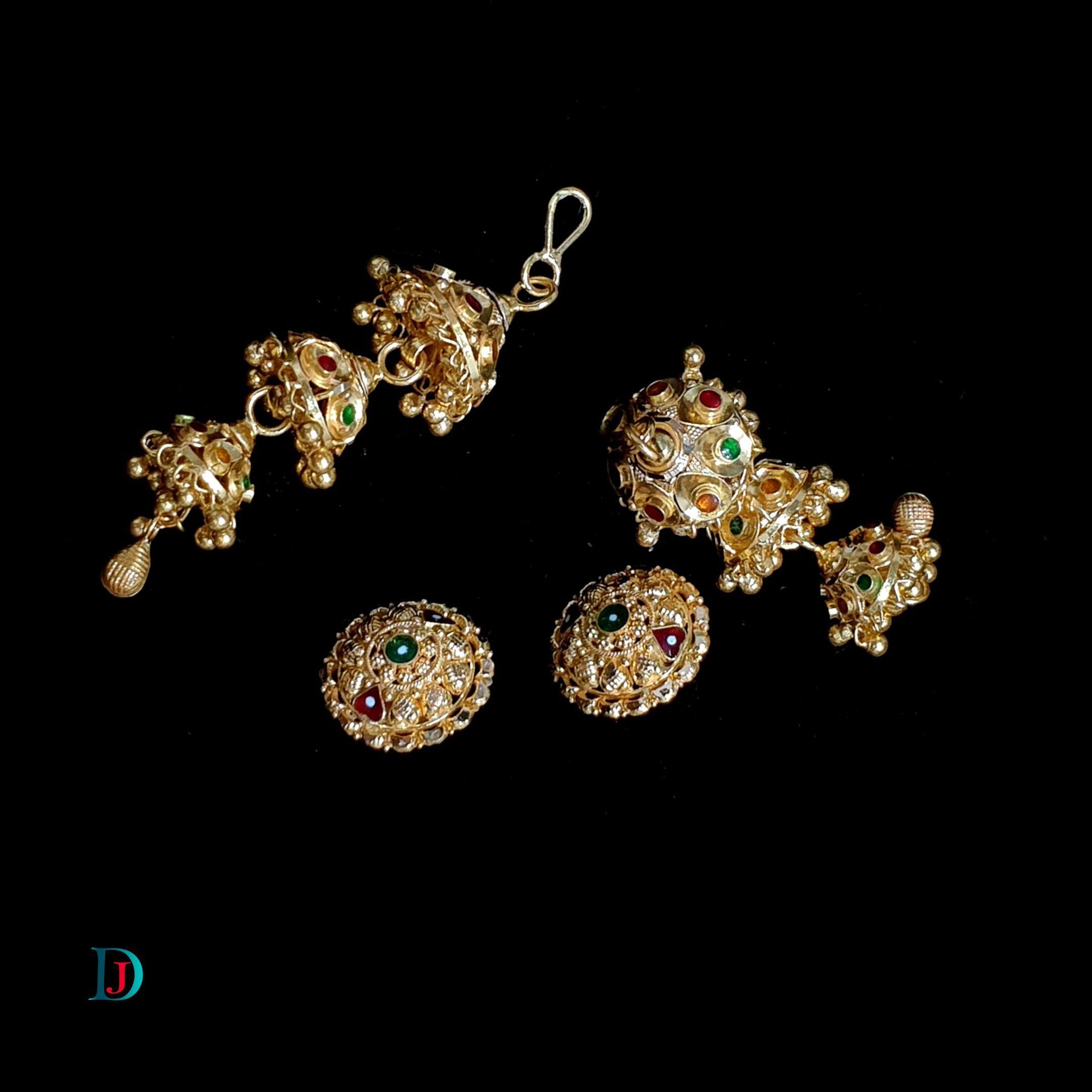 New and Latest Design of Desi Indian Rajasthani Gold Jhoomariya 