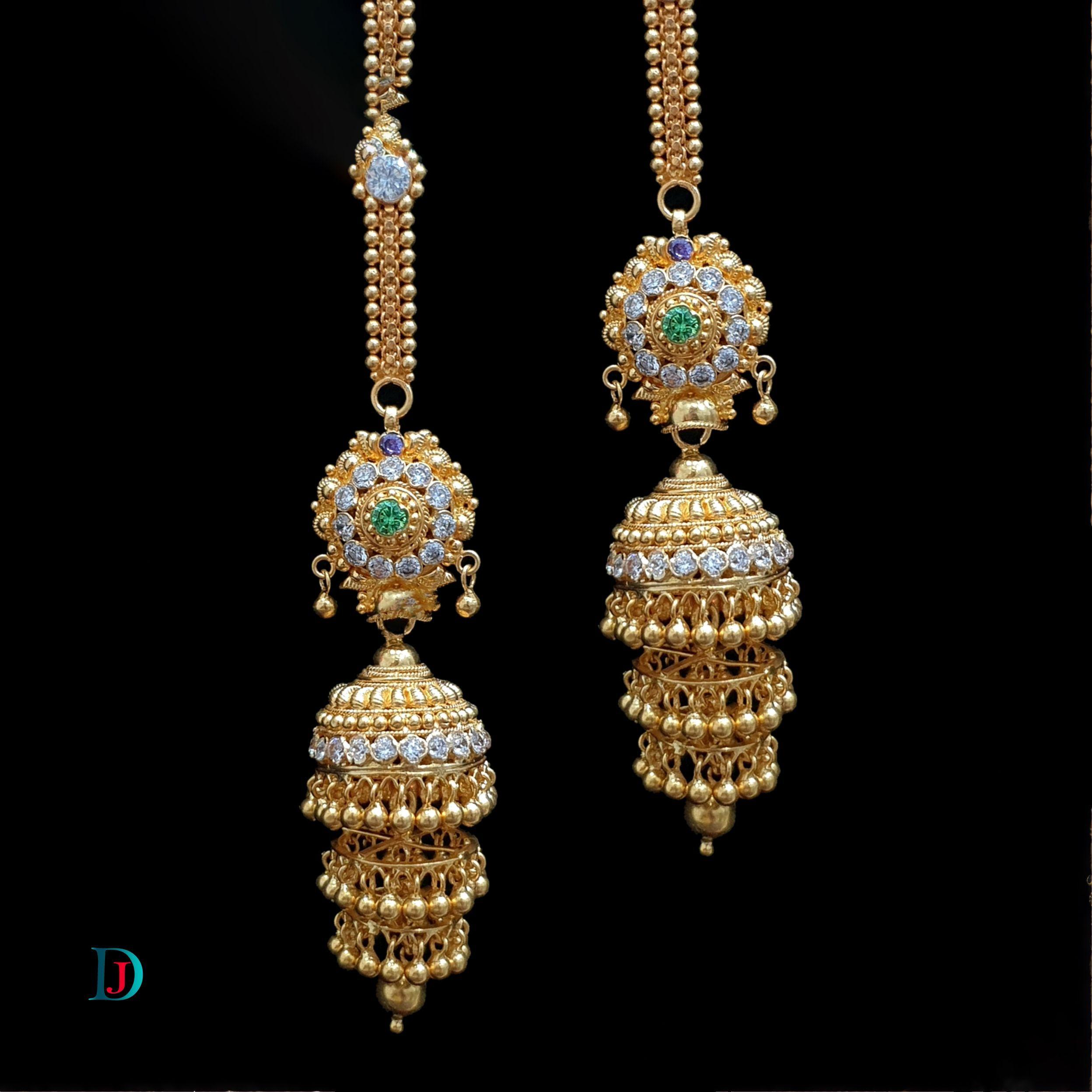 New and Latest Design of Desi Indian Rajasthani Gold Jhoomariya 