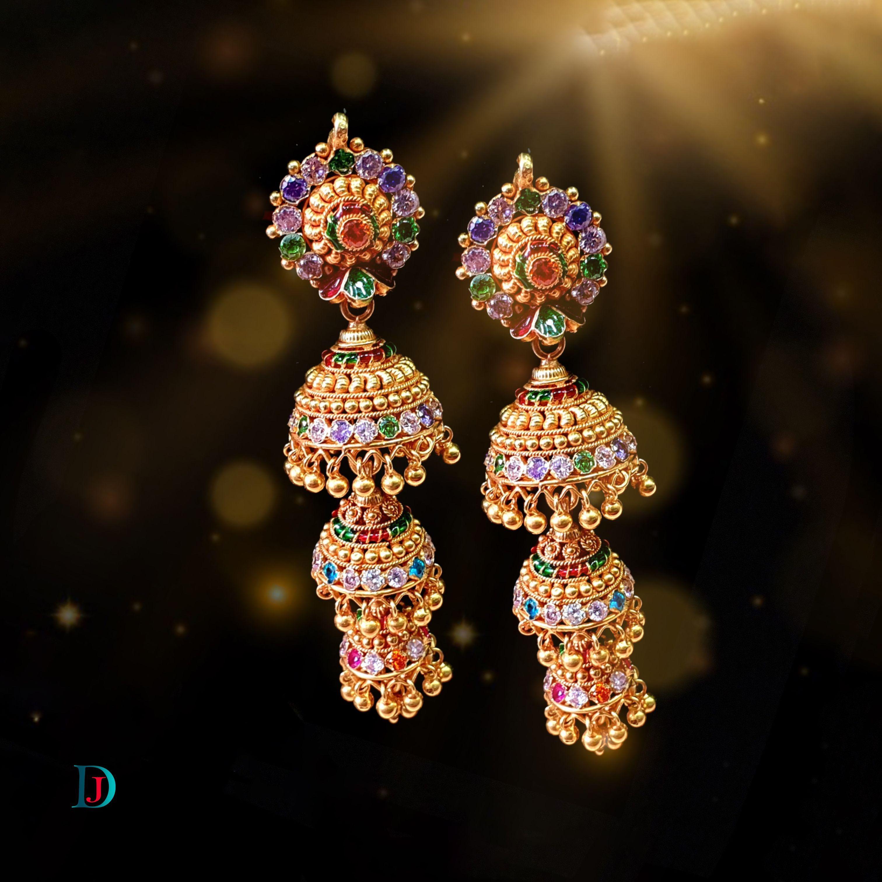 New and Latest Design of Desi Indian Rajasthani Gold Jhoomariya 