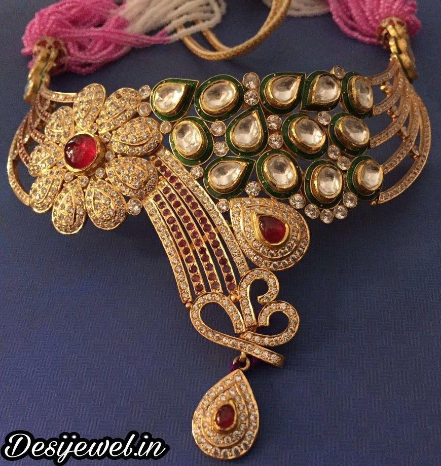 New and Latest Design of Rajasthani Desi gold Jodha-Haar 