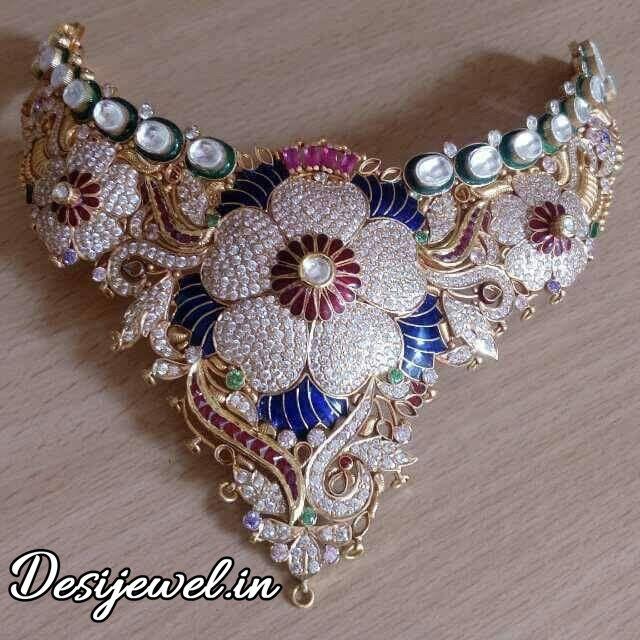 New and Latest Design of Rajasthani Desi gold Jodha-Haar 