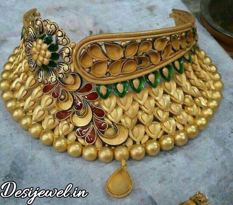 New and Latest Design of Rajasthani Desi gold Jodha-Haar 