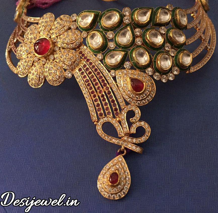 New and Latest Design of Rajasthani Desi gold Jodha-Haar 